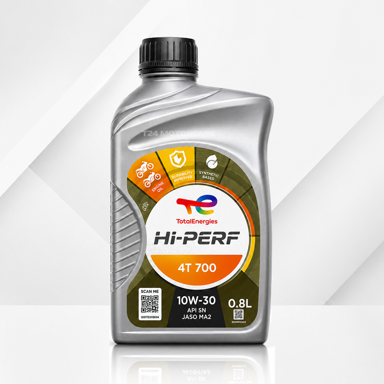Nhớt xe máy Total Hi-Perf 4T 700 10W30 API SN JASO MA2