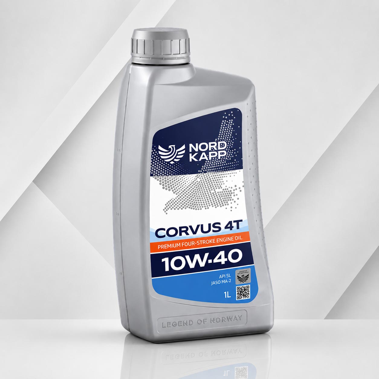 Dầu Nhớt Xe Máy NORDKAPP CORVUS 4T 10W-40 1L